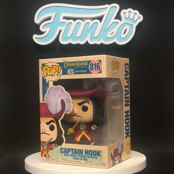 Captain Hook- 816 (65th Anniversary Edition)- Disney- Mint Condition- Funko - Picture 2 of 8